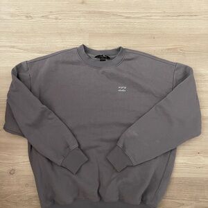 Billabong Men's Charcoal Crewneck Sweater